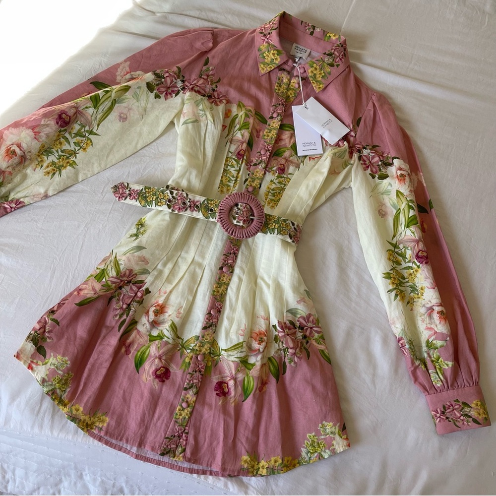 Brand New- Hemant & Nandita Aiva Mini Dress 💗✨ - Picture 10 of 14